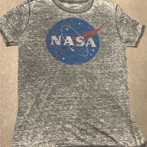 Fifth Sun Gray NASA Logo Graphic Tee